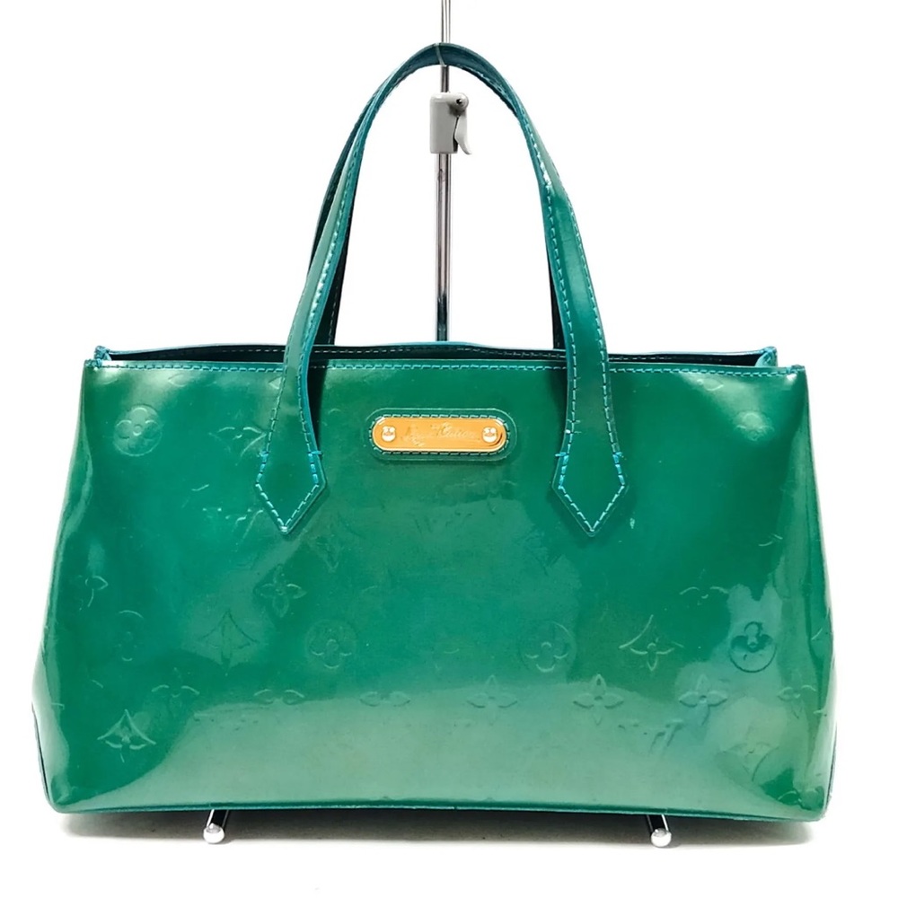 Louis Vuitton LV Hand Bag  Wilshire PM Green Vernis